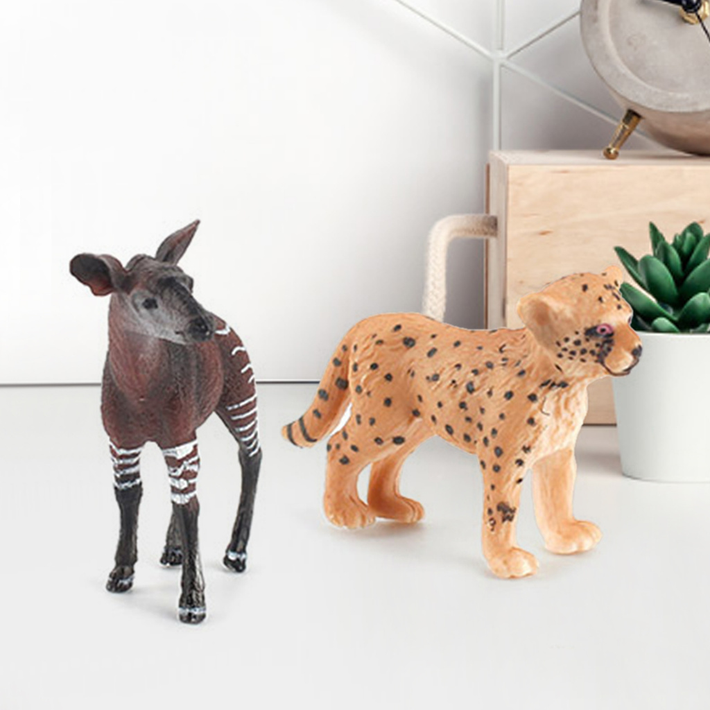 Bigdiscount Imitation Animal Delicate Lifelike Cognitive-enhancing Simulated Zoo Animal Figurine for Kids