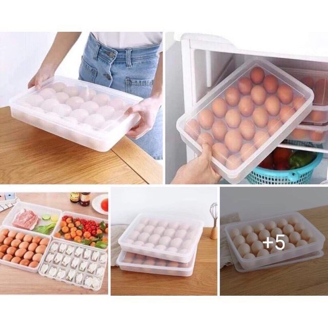 Hộp để trứng 1 tầng 24 ô tiện dụng VIỆT NHẬT