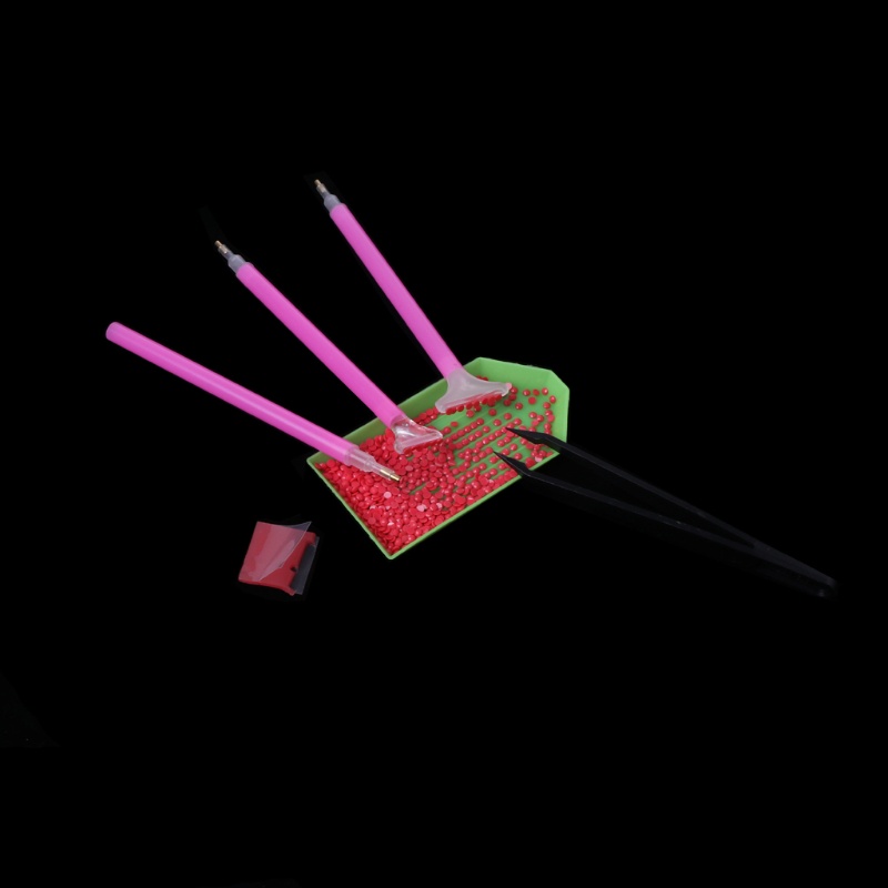 Set 5 miếng keo dán tranh đính đá 5D tự làm kích thước 2x2cm