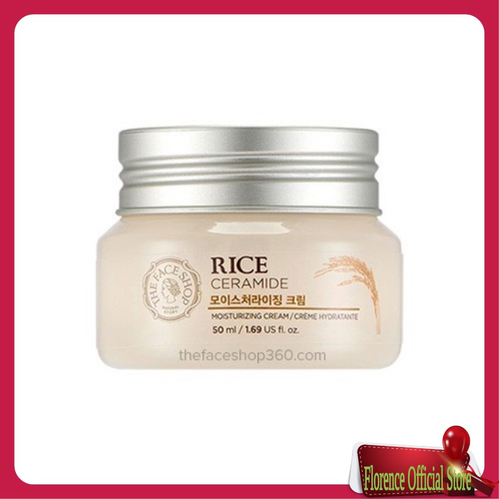 Kem Dưỡng Ẩm Sáng Da Gạo The Face Shop Rice & Ceramide Moisture Cream - 50ml