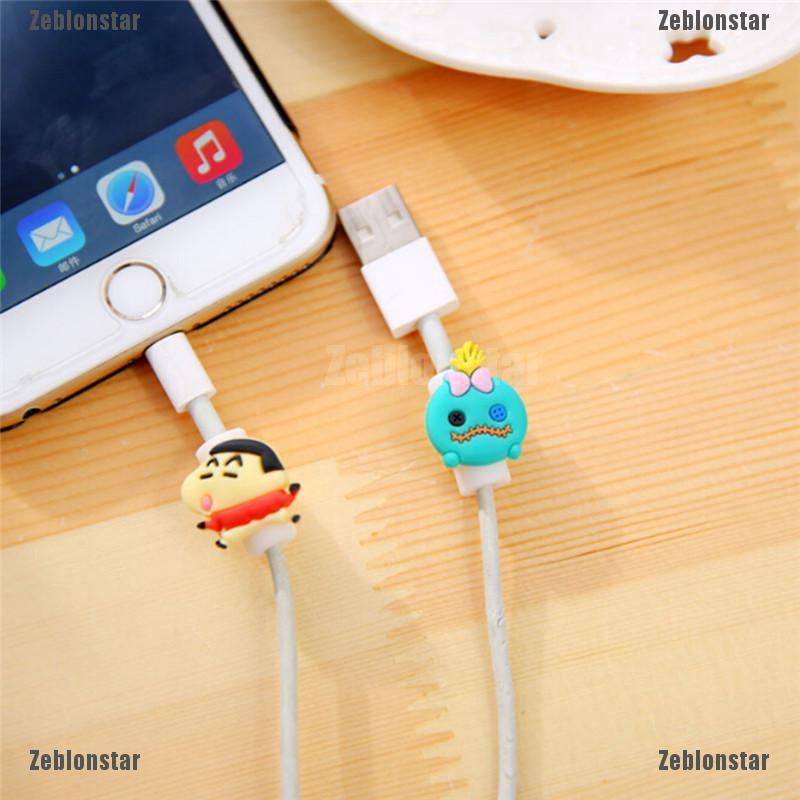 Bộ 10 Phụ Kiện Bảo Vệ Đầu Dây Cáp Sạc Hình Dễ Thương