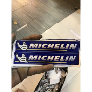 tem michelin dán mọi vị trí ở xe full phụ kiện