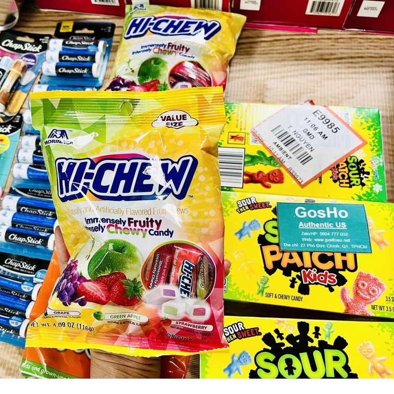 Kẹo mềm trái cây Hi-Chew gói 116g của Mỹ