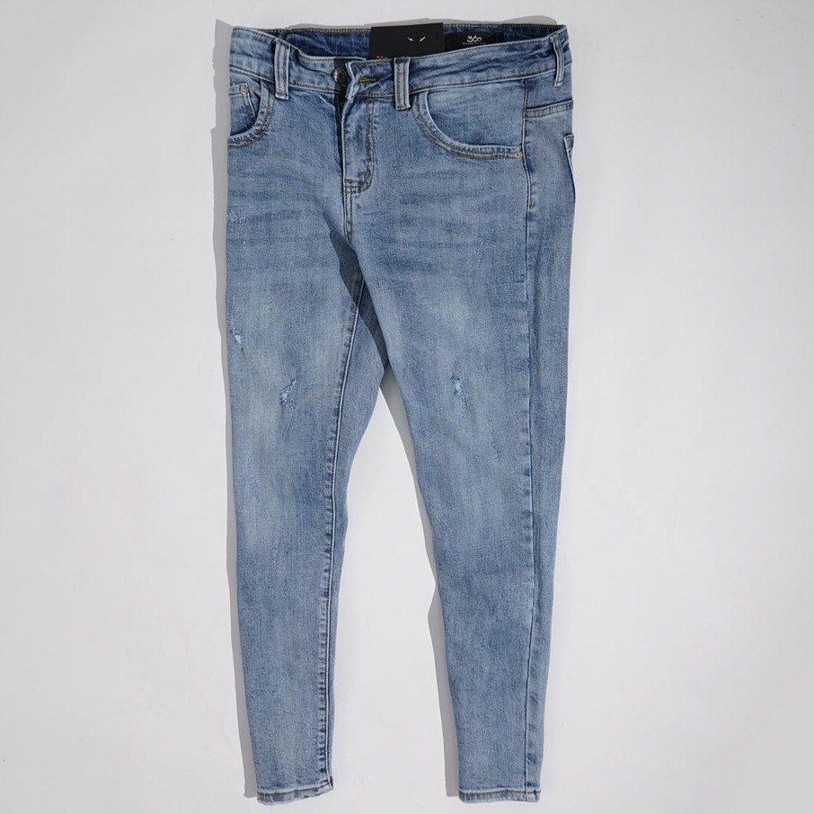 Quần jeans nam local brand 360 BOUTIQUE màu xanh denim - Made in Vietnam | BigBuy360 - bigbuy360.vn