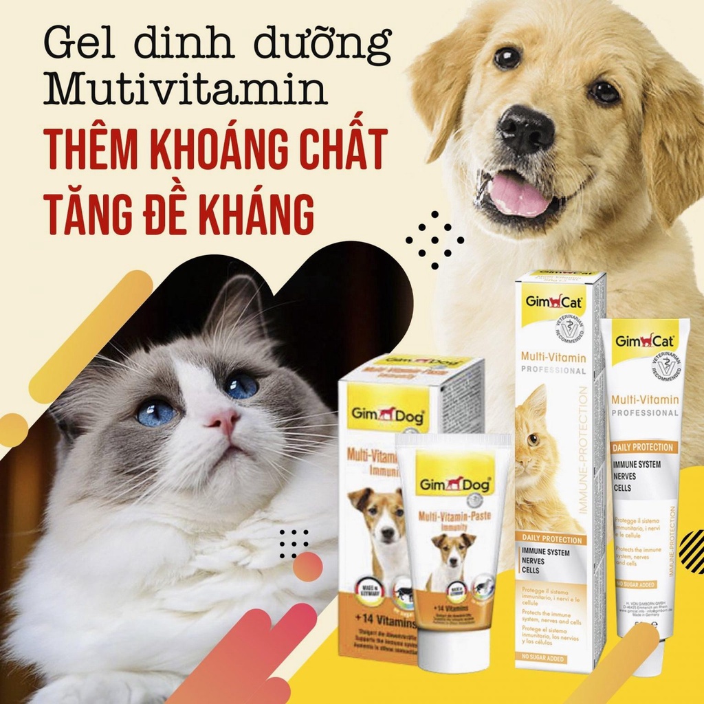 Gel Dinh Dưỡng GimDog Cho Chó 50g (Nhập khẩu Đức)