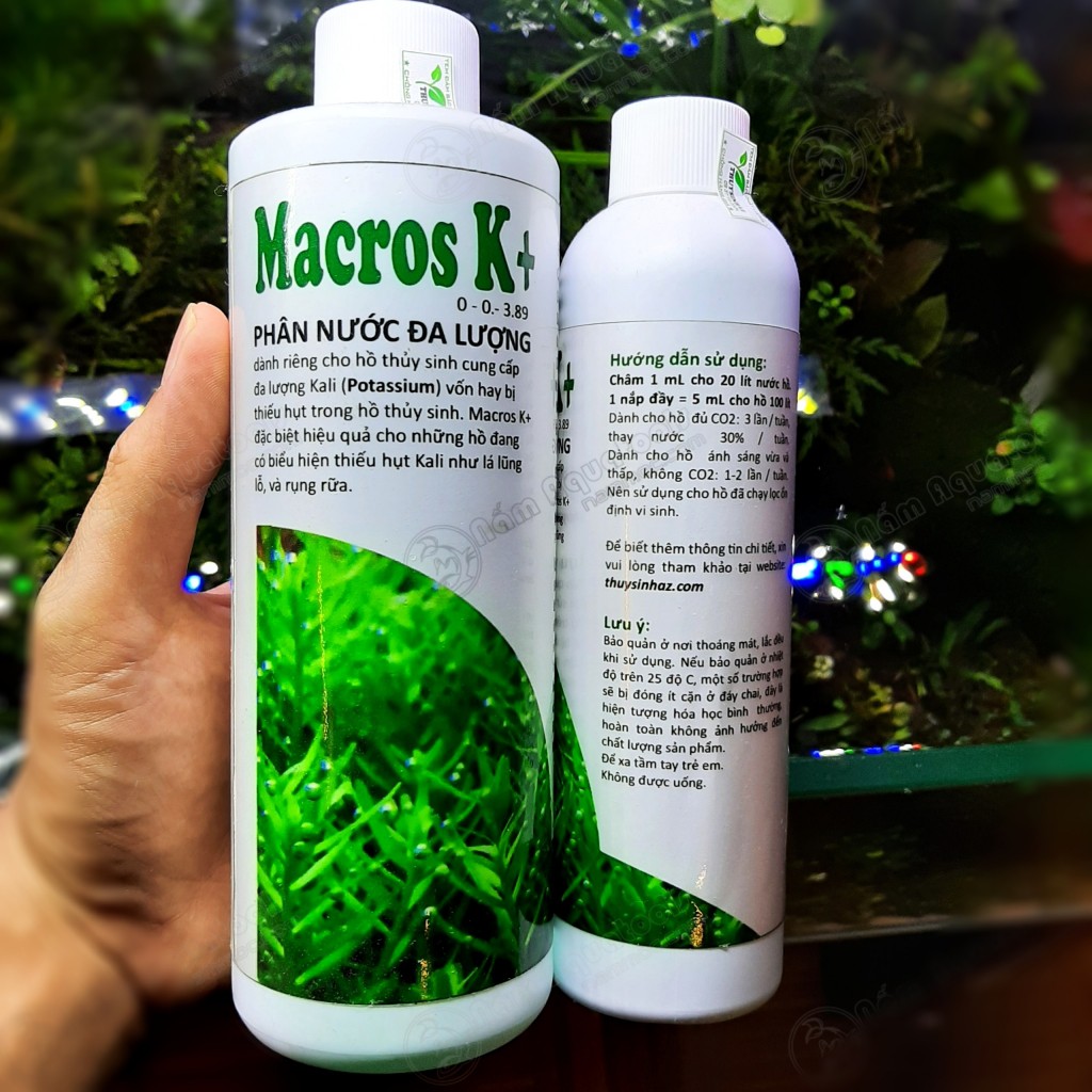 Macro K+ (500ml) - Phân Nước Cung Cấp Kali Cho Cây Thuỷ Sinh [Thủy Sinh AZ]