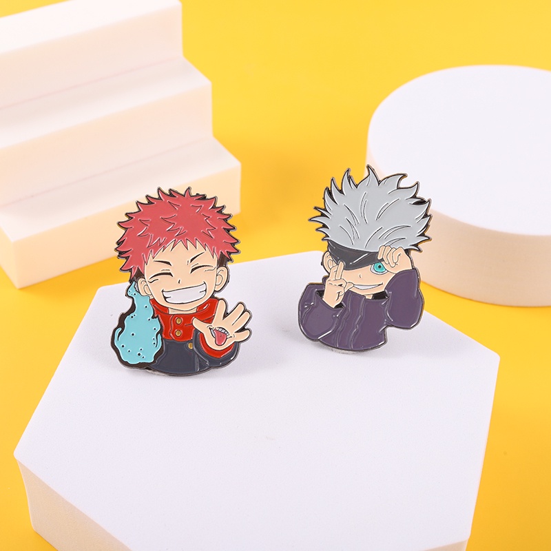 Ghim cài áo QIHE JEWELRY hình anime độc đáo cho bạn bè