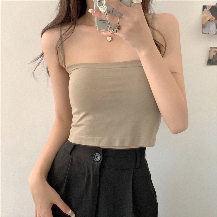 Áo Lót Thể Thao Không Đường May Có Đệm Mút Mềm Mại Thoải Mái Cho Nữ