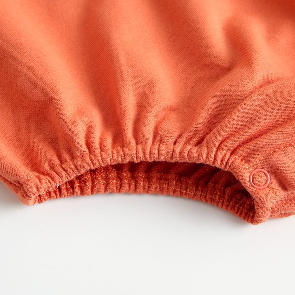 Sanlutoz Bộ Áo Liền Quần Tay Dài Chất Cotton Hoạ Tiết Hoạt Hình Đáng Yêu Cho Bé