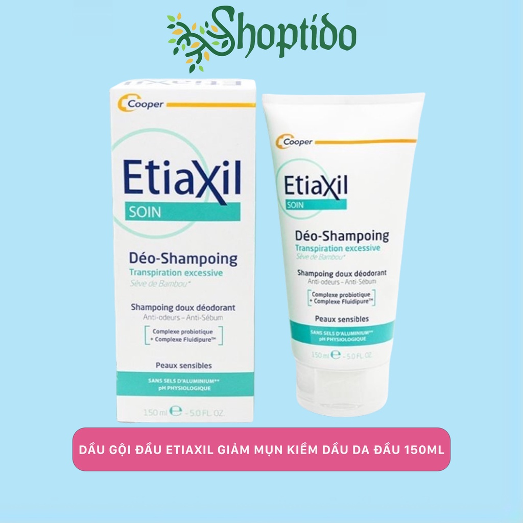 Dầu gội giúp sạch tóc và điều tiết bã nhờn Etiaxil Deo-Shampoing 150ML