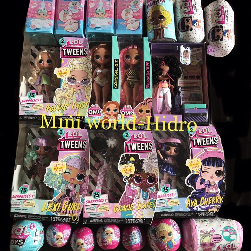 Link nhiều mẫu búp bê L.O.L. Surprise Reveal LOL OMG O.M.G Tweens Series 2 Fashion Doll chính hãng trứng búp bê bất ngờ