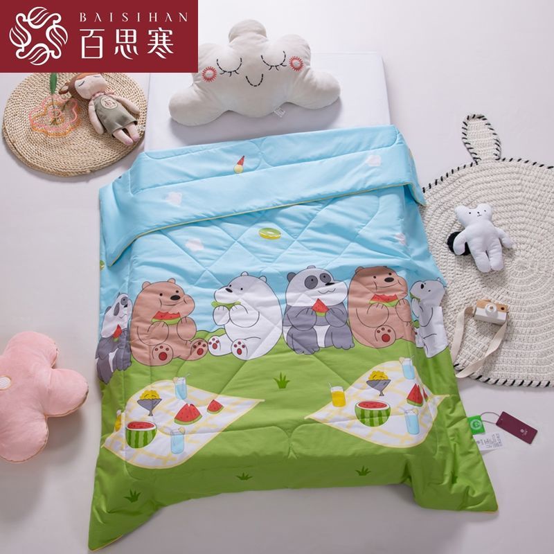 Cuộc sống màu cam⭐ Chăn Cotton mỏng họa tiết hoạt hình dễ thương cho các bé