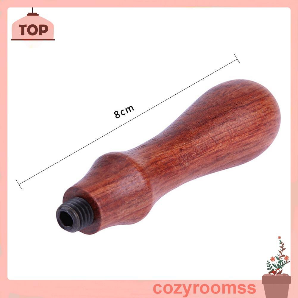 Tay cầm con dấu sáp bằng gỗ phong cách vintage