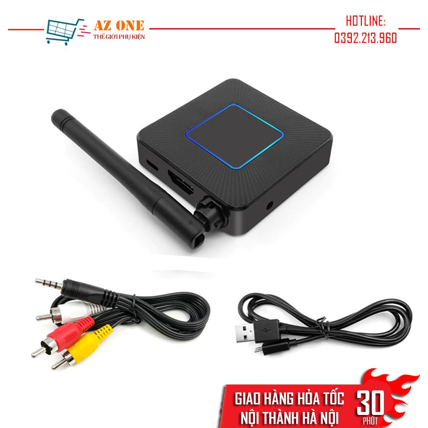Thiết Bị HDMI Không Dây Kết Nối Điện Thoại Với TV Dongle Q4 Hỗ Trợ Kết Nối AV