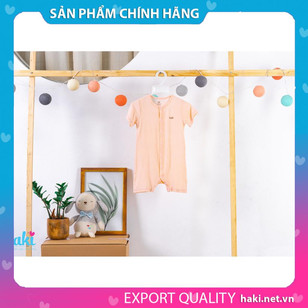 Bộ romper (Body đùi) vải gỗ sồi (Modal) cho bé sơ sinh chính hãng HAKI BM020