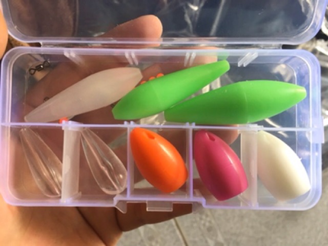 Combo 8 hạt gạo thần kì - hạt hỗ trợ ném xa câu lure