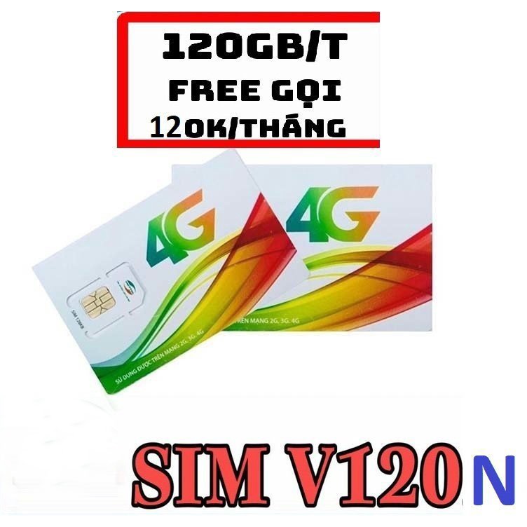Sim 3G/4G Viettel V120N Gói Cước Siêu Ưu Đãi