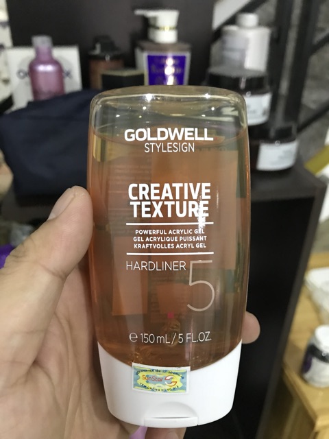 🇩🇪Goldwell🇩🇪 Gel mật tạo kiểu siêu cứng Hardliner 5 Creative Texture Goldwell 150ml