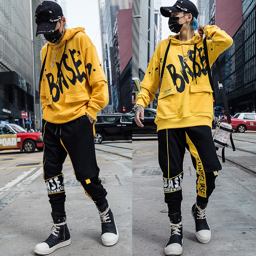 Bộ Đồ Nỉ Nam Áo Hoodies BASE Phối Túi Lớn Kết Hợp Quần Jogger Trẻ Trung ZENKODLMEN SET NAM 9000081C