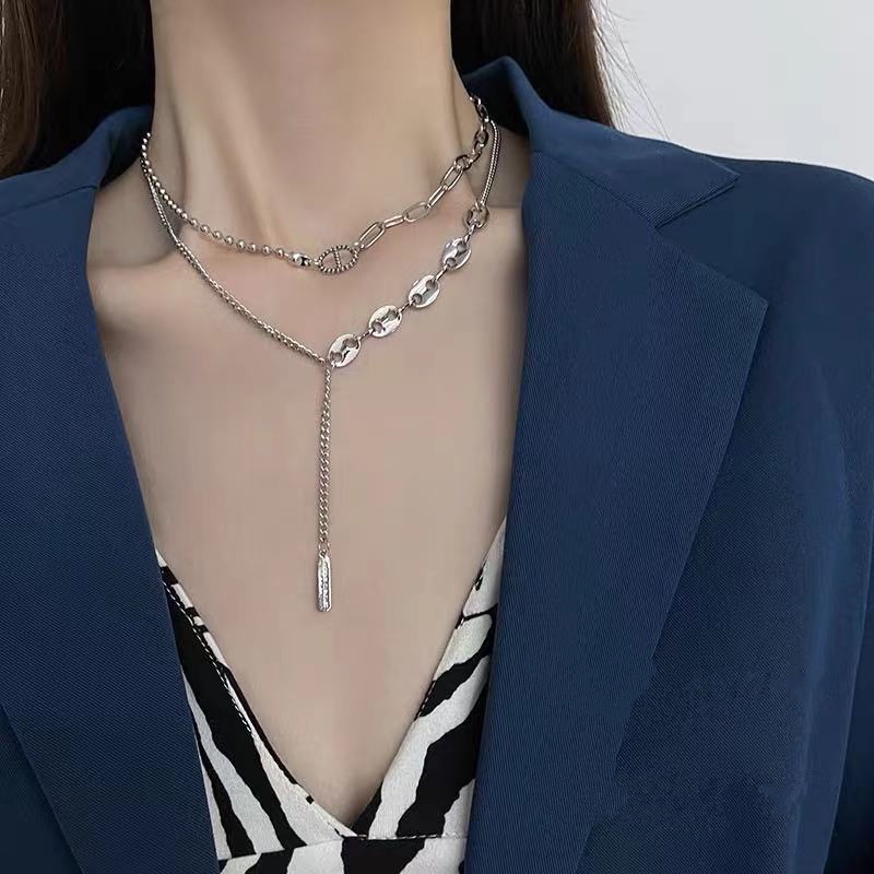 Vòng cổ Hai Lớp Thời Trang Cá Tính