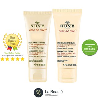 Nuxe rêve de miel hand and nail cream - kem dưỡng tay 30ml