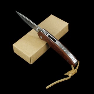 Dao Phượt Gấp Gọn Cán Gỗ