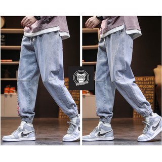 Quần jean jogger / quần jean bo gấu nam nữ MAN MAN 2020