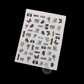 MÃ DD Sticker nail, trang trí móng tay