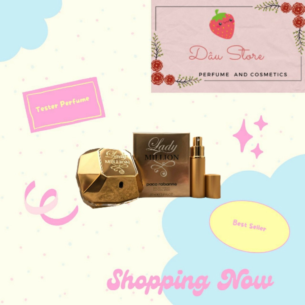 Nước hoa chính hãng Paco Rabane Lady Million Edp Test 5ml/10ml/20ml  Chính hãng