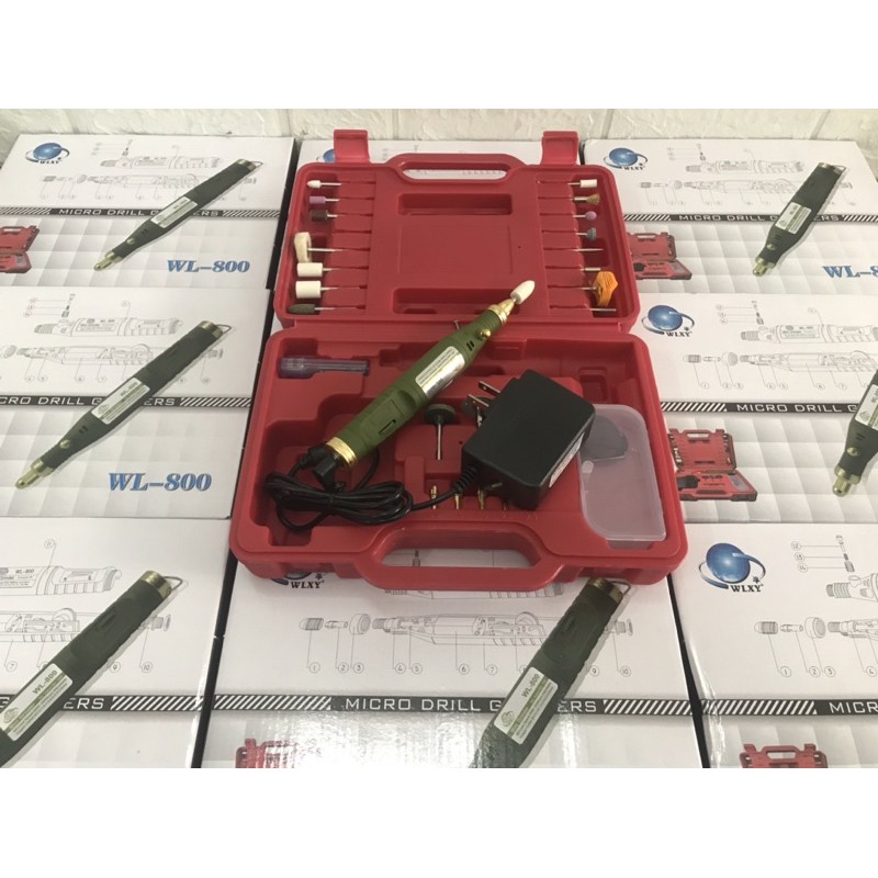 Máy khắc mài đánh bóng mini WL - 800 đa năng
