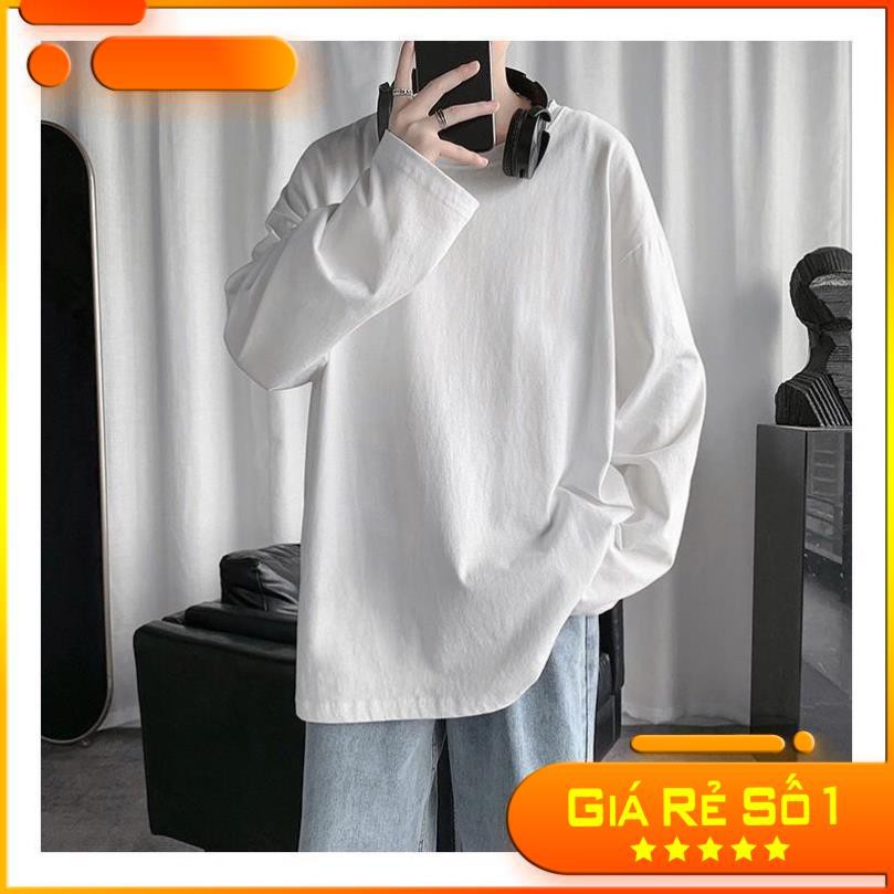[ Baggy Style ] Áo phông tay dài unisex phom rộng tại Thế Giới Quần Jeans Nam