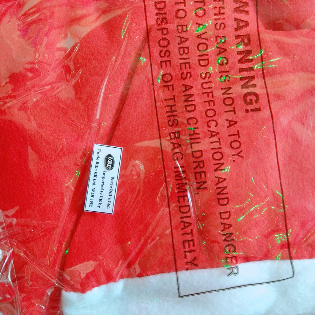 Bộ Trang Phục Ông Già Noel 5 Cái/Bộ Cho Người Lớn Uncle Bills XA0542