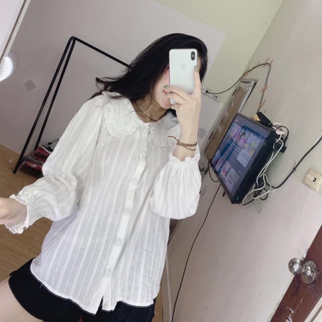 Sơ mi cổ sen