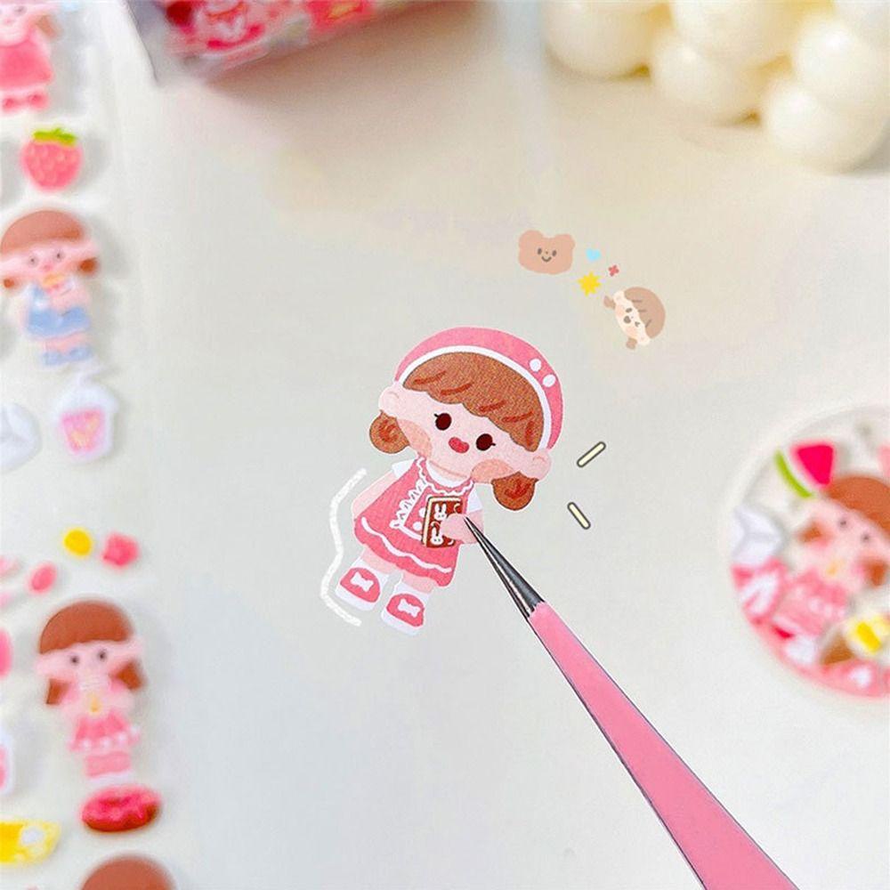 Miếng Dán PET Tự Dính Họa Tiết Hoạt Hình Trang Trí Sổ Tay / Nhật Ký