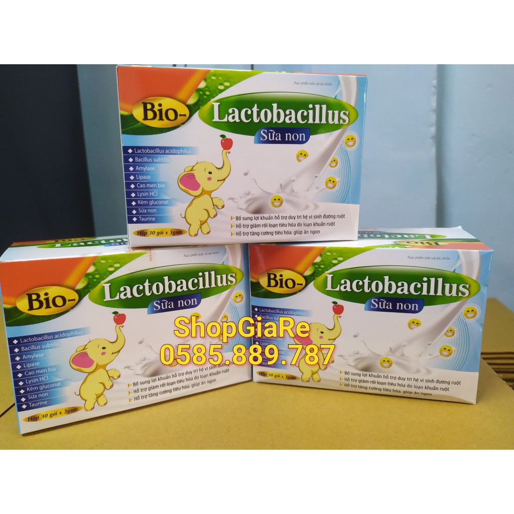 Bio- Lactobacillus Sữa non men cân hằng hệ vi sinh đường ruột, giảm rối loạn tiêu hóa, tăng cường sức đề kháng, ăn ngon