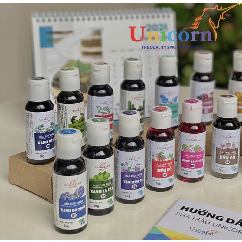 Màu Thực Phẩm Unicorn Color Chai 60gr