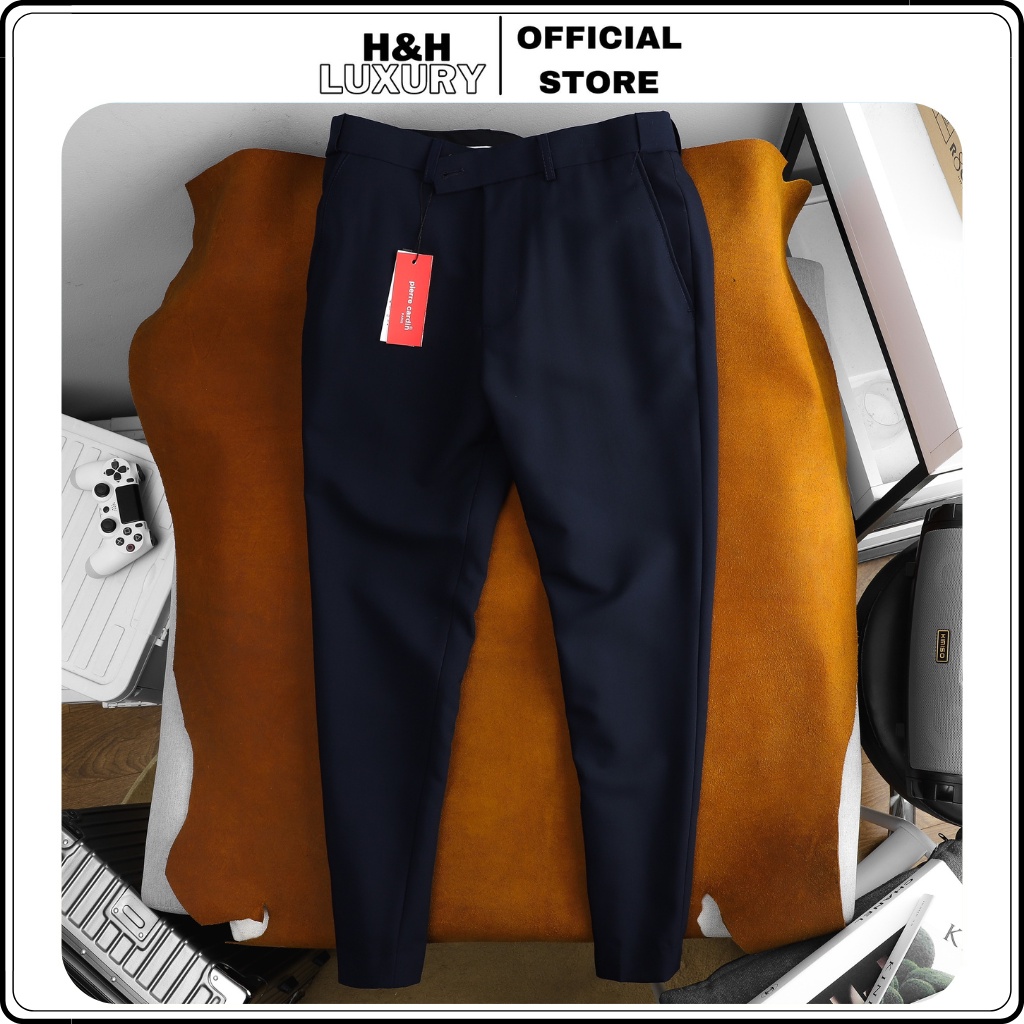 Quần Tây Nam - Quần Âu Nam Pierre Cardin An Phước SlimFit Ôm Công Sở Vải Co Giãn Chống Nhăn, Cạp Chun Có Big Size