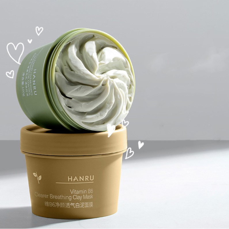 Mặt nạ bùn làm sạch sâu Hanru Cleansing Mud Mask 100g