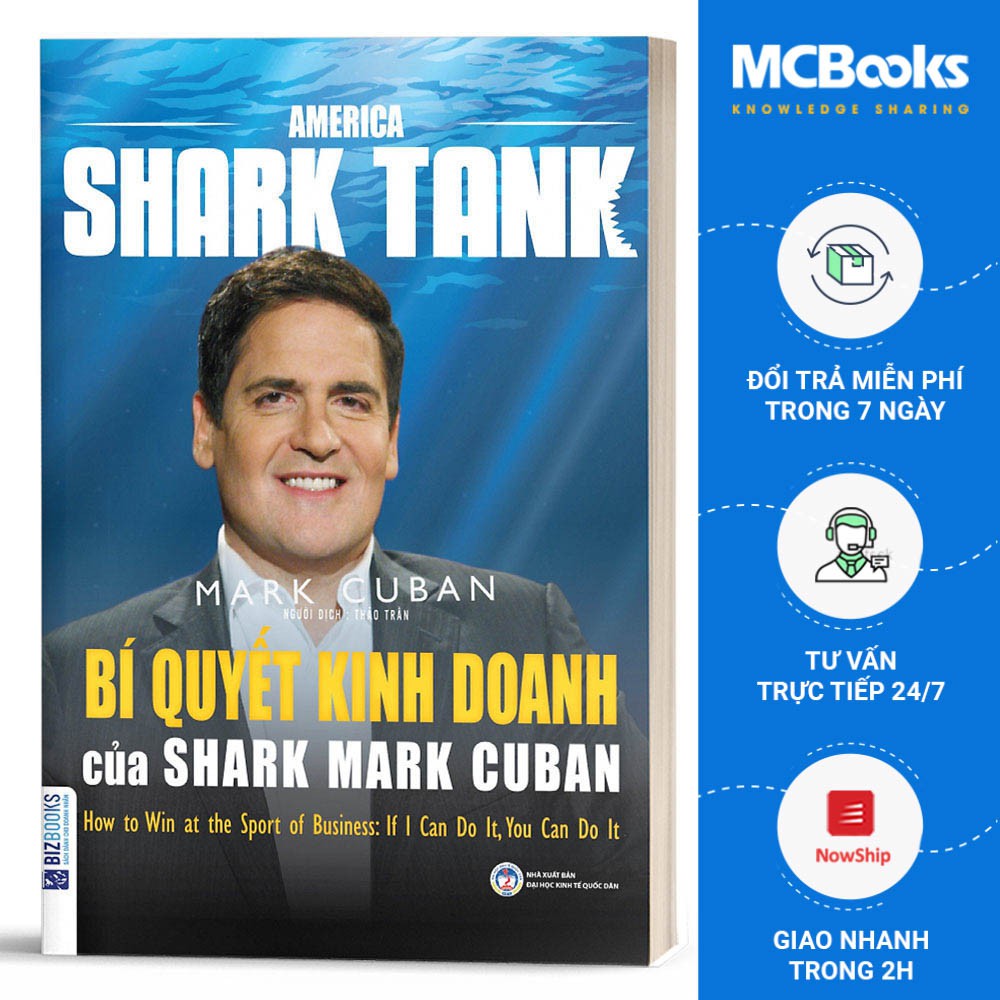 Sách - AMERICA SHARK TANK - Bí quyết kinh doanh của SHARK MARK CUBAN - BizBooks