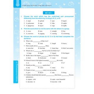 Chinh Phục Bộ Đề Thi Tiếng Anh Vào Lớp 6
