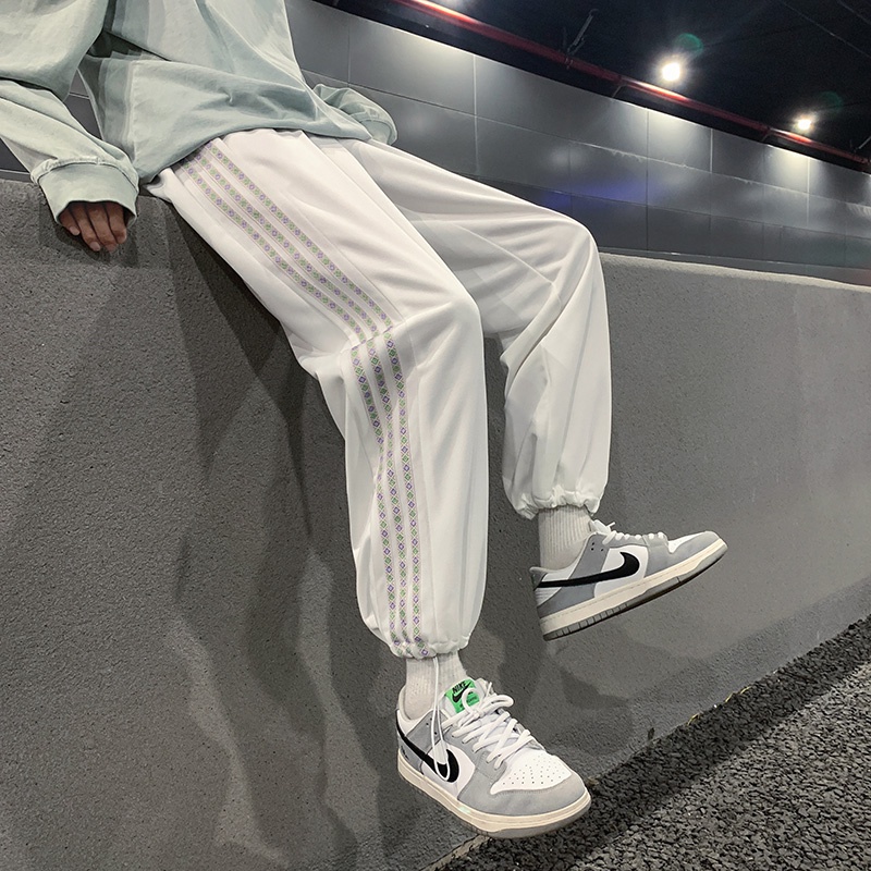 Quần dài nam ống rộng thời trang phong cách Nhật Bản