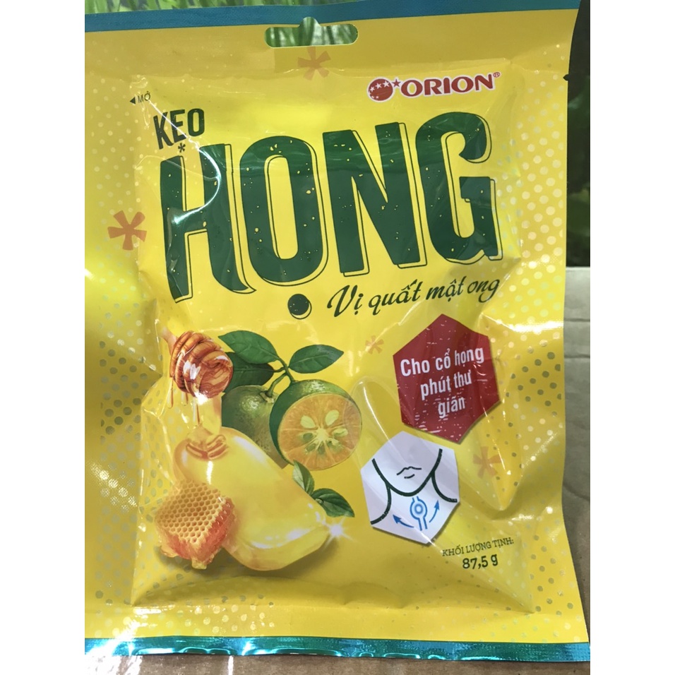 Kẹo Họng Vị Quất Mật Ong, Mandarin Orange Honey Candy