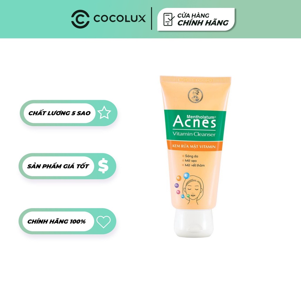 Kem Rửa Mặt Vitamin Acnes 100g Cocoshop
