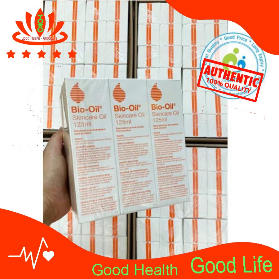 Tinh dầu (60ml + 125ml) giảm rạn da, làm mờ sẹo cho mẹ bầu, mẹ sau sinh và trẻ em Bio Oil, Nam Phi Yoko Pharma