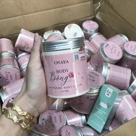 Kem body bông onaya chính hãng đủ 3 size