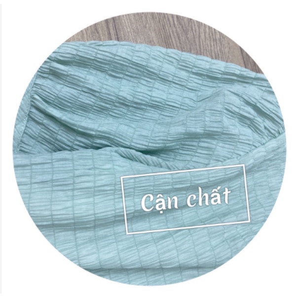 Đầm bầu ngắn - váy bầu mùa hè baby doll tầng chất tằm nhăn dáng dài form rộng siêu mát
