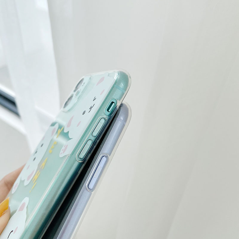For iPhone 7 8 Plus Cartoon Two or three Cute Bears Clear Phone Case for iphone 11 Pro Max X XR XS Creativity Soft Back Cover | BigBuy360 - bigbuy360.vn