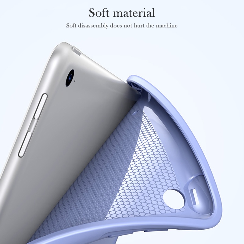 Ốp Máy Tính Bảng Silicon Nhiều Màu Tự Động Thức Ngủ Cho iPad 10.2 2021 2020 2019 Air 4/5 10.9 inch iPad mini 1/2/3/4/5/6
