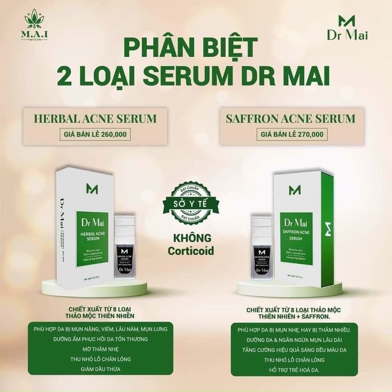 Dr mai nguyên chất và mix 6ml 2022
