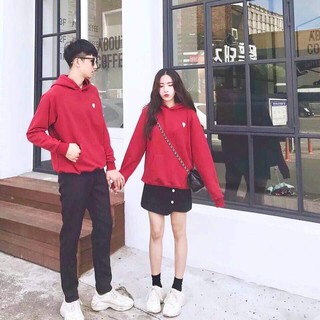 Áo nỉ bông thêu tim